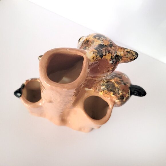 Vintage Kitschy Doe and Fawn Deer Bud Vase - Picture 12 of 12